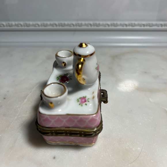 1898 Teapot Theme Small Trinket Box - Picture 2 of 6
